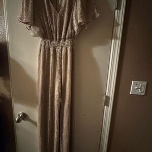 1. State Metallic Jumpsuit